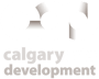 Calgary Arts Development White Logo
