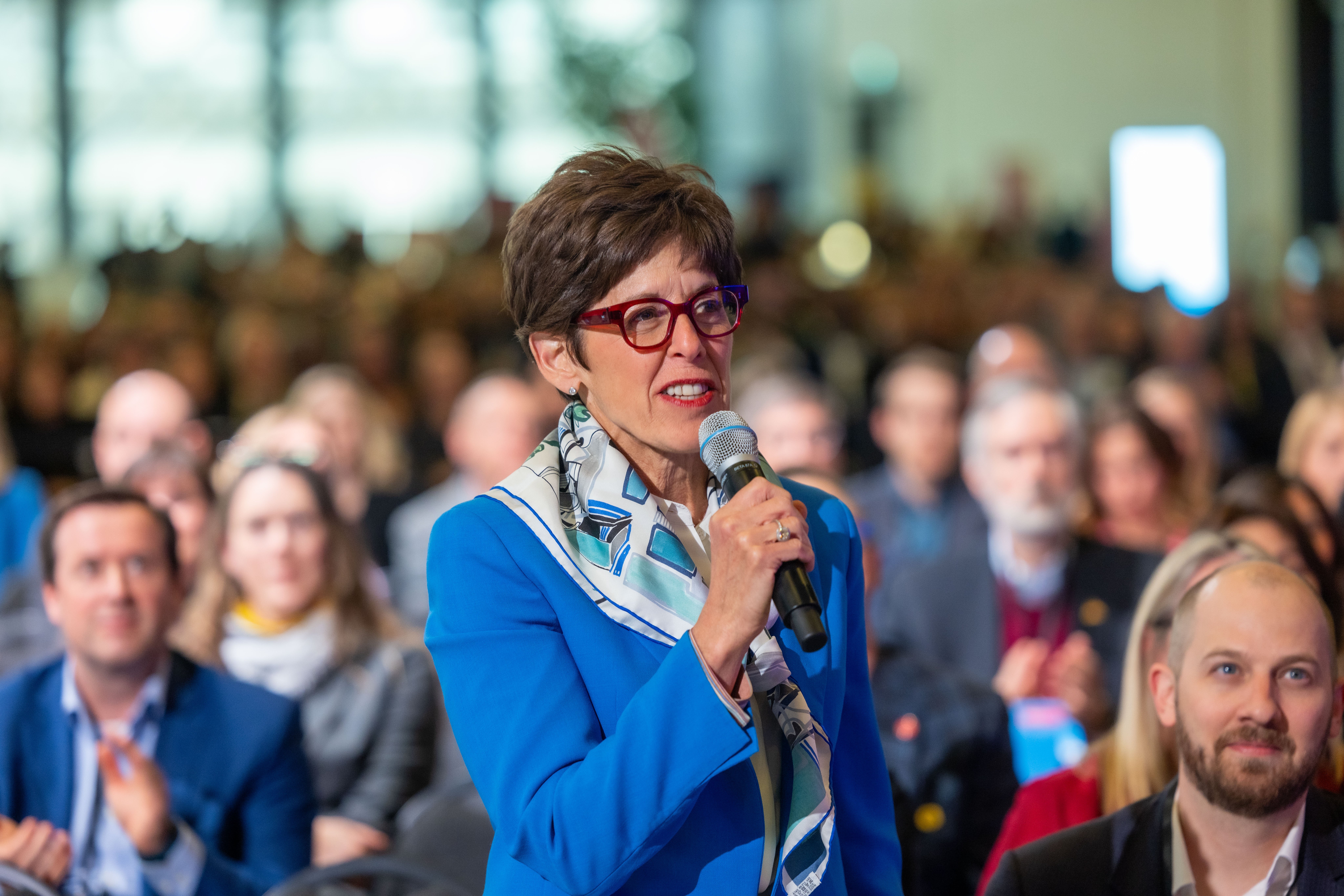 Attendees connecting at Calgary event